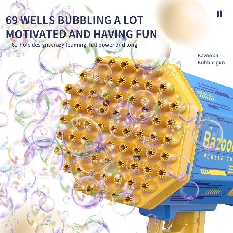 Bubble gun مِسْدَسُ الفُقَاعَاتِ