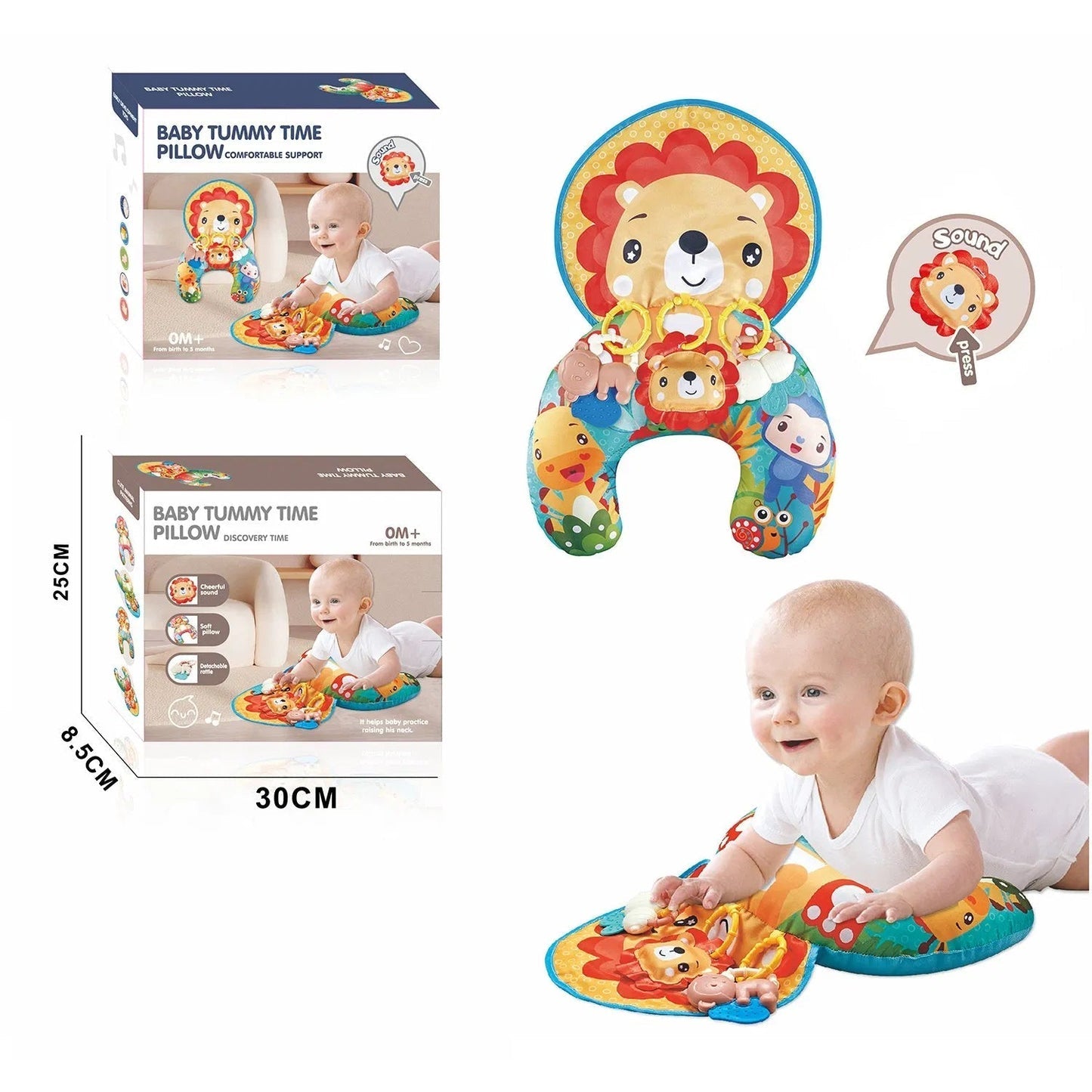 Cartoon baby pillow وِسَادَةُ الطِّفْلِ بِرُسُومِ الكَرْتُون