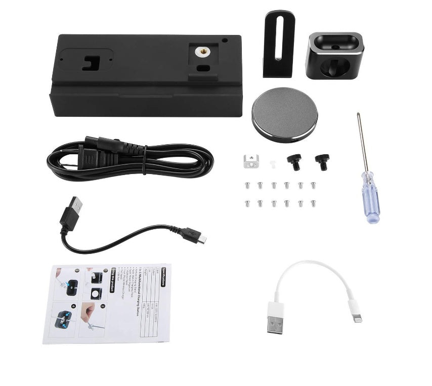 8-in-1 Wireless Charging Stand حَامِلُ الشَّحْنِ اللاسِلْكِيّ ثَمَانِي فِي وَاحِدٍ