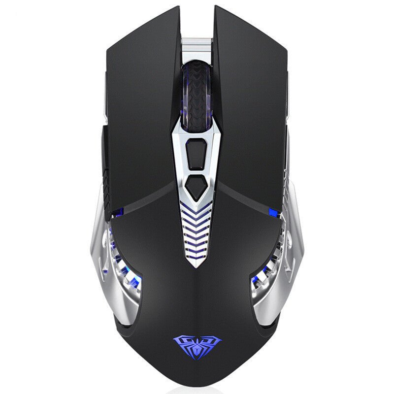 Wireless Silent Bluetooth Gaming Mouse فَأْرَةٌ صَامِتَةٌ لَاسِلْكِيَّةٌ بِتَقْنِيَةِ بِلُوتُوث لِلأَعْبَةِ الإِلِكْتِرُونِيَّةِ