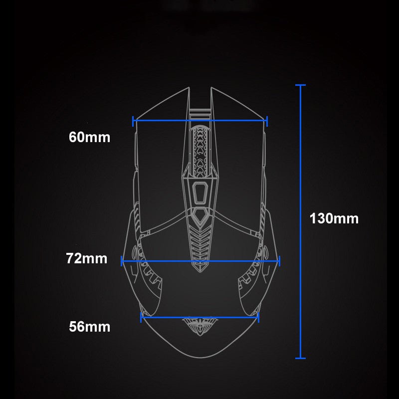 Wireless Silent Bluetooth Gaming Mouse فَأْرَةٌ صَامِتَةٌ لَاسِلْكِيَّةٌ بِتَقْنِيَةِ بِلُوتُوث لِلأَعْبَةِ الإِلِكْتِرُونِيَّةِ