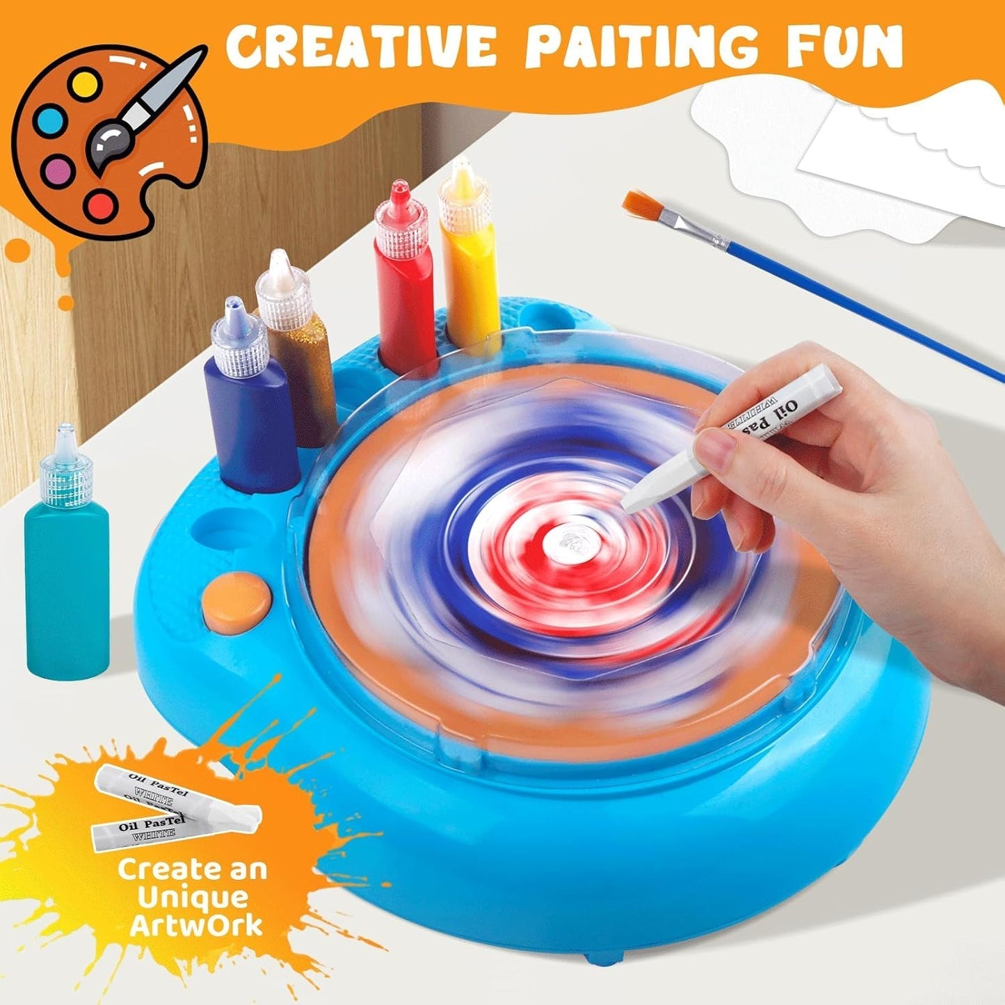 Rotary drawing machine آلَةُ الرَّسْمِ بِالدَّوَرَانِ