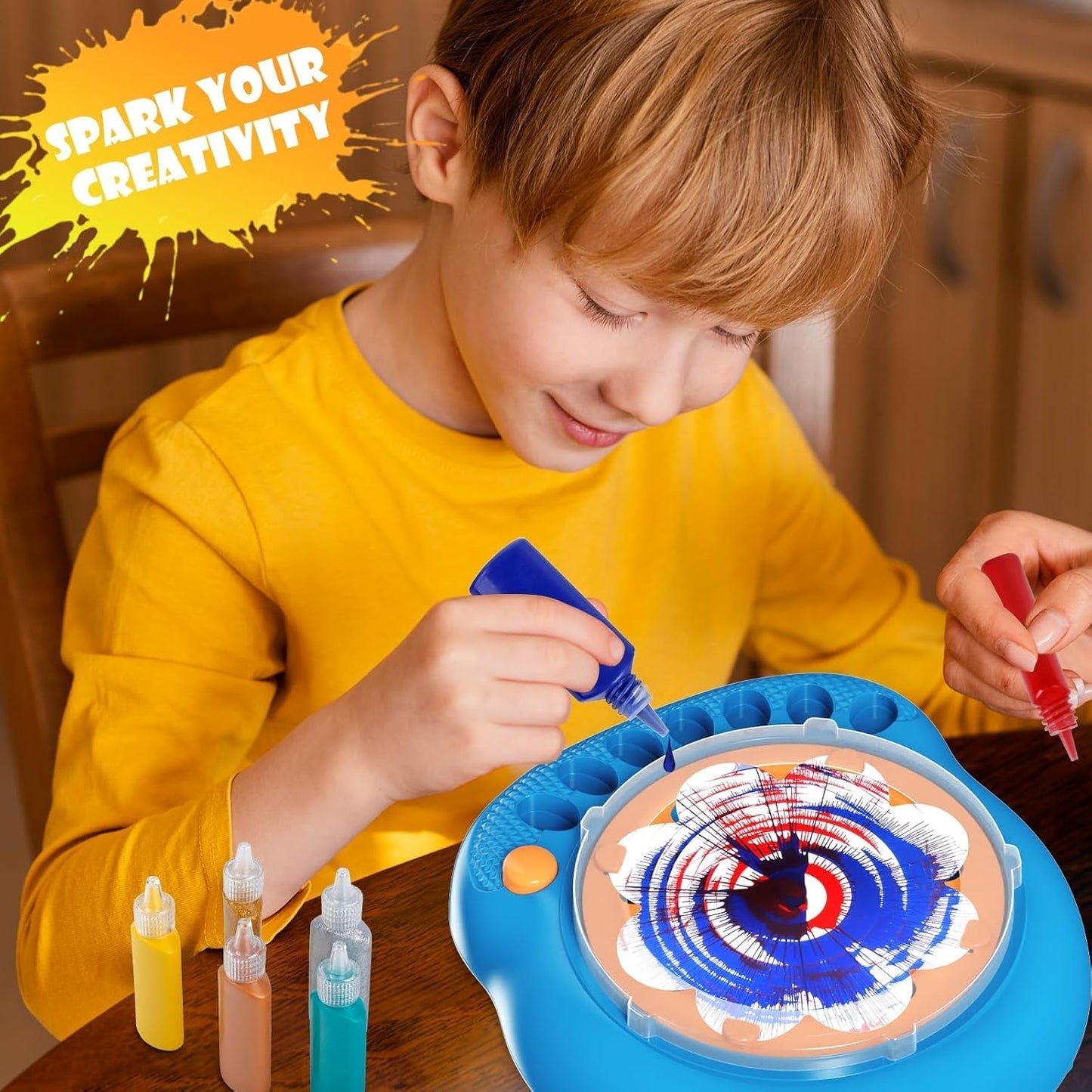 Rotary drawing machine آلَةُ الرَّسْمِ بِالدَّوَرَانِ