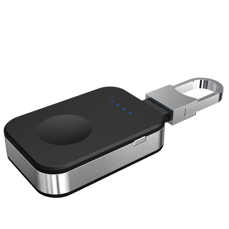 Portable wireless charging power supply مَوْرِدُ طَاقَةٍ مَتَنَقِّلٌ بِشَحْنٍ لَاسِلْكِيٍّ لِلسَّاعَةِ الْمِغْنَاطِيسِيَّةِ الصَّغِيرَةِ