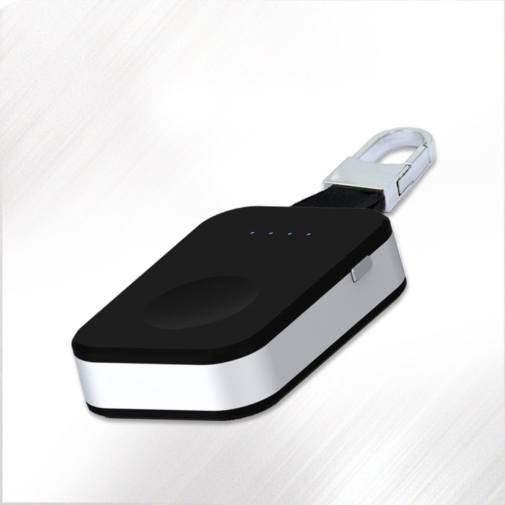 Portable wireless charging power supply مَوْرِدُ طَاقَةٍ مَتَنَقِّلٌ بِشَحْنٍ لَاسِلْكِيٍّ لِلسَّاعَةِ الْمِغْنَاطِيسِيَّةِ الصَّغِيرَةِ